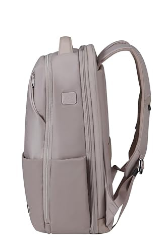 Samsonite Workionist - Mochila para laptop con compartimento de ropa de 15.6 pulgadas, 43 cm, 17.5 L, rosa (cuarzo)