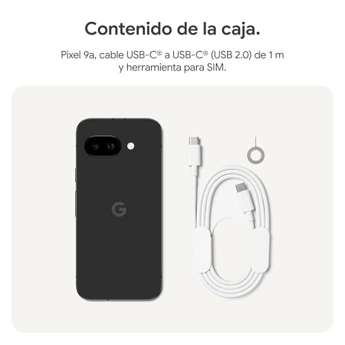 Google Pixel 9a – Smartphone Android Libre con cámara con IA, batería para Todo el día y potentes Funciones de Seguridad – Obsidiana, 256GB
