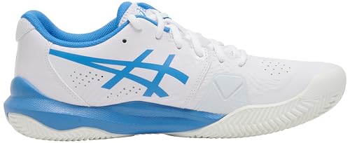 ASICS Gel-Challenger 14 Clay, Sneaker Mujer, Costa Blanca/Azul, 37 EU