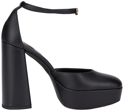 Love Moschino Sandalias de Tacón Mujer Negro 39 EU