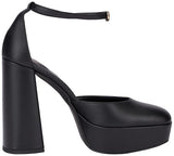 Love Moschino Sandalias de Tacón Mujer Negro 39 EU