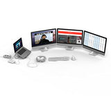 Hama | Docking Station USB-C 12 en 1 (12 Puertos, Max. Resolución: 4k, USB-A, USB-C, Ethernet, Audio 3.5mm) Gris