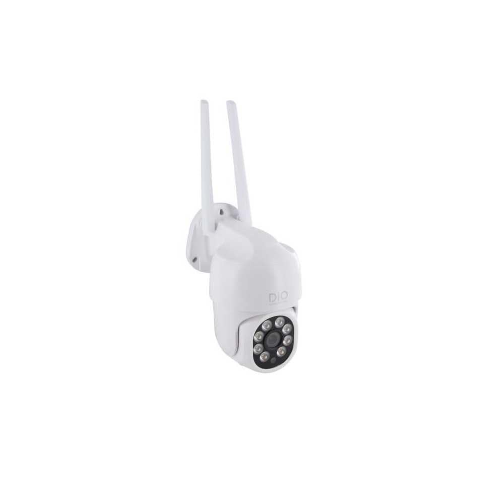 DIO Connected Home - Cámaras para Exteriores (Doble Banda, 4 MP, Cableada, giratoria)
