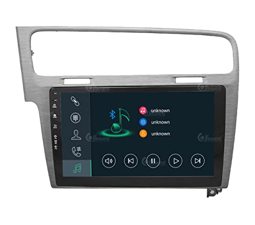 Radio de Coche para Volkswagen Golf 7 Gris Satinado Android GPS Bluetooth WiFi USB Dab+ Touchscreen 10" 8core Carplay AndroidAuto