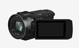 Panasonic HC-VX1 - Videocámara Semi-Profesional de 24x, O.I.S de 5 Ejes, Objetivo Leica F1.8 - F4, Zoom 25 mm - 600 mm, 4K, HD, Color Negro