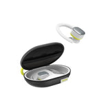 Hama | Auriculares Inalámbricos Bluetooth Deportivos (Auriculares Deportivos con hasta 7h de Música, IPX5, Micrófono Integrado) Blanco y Amarillo