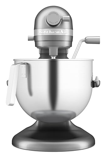 KitchenAid HEAVY DUTY BATIDORA AMASADORA CON BOL ELEVABLE DE 6,6L - PLATA MOLDEADO 5KSM70JPXECU
