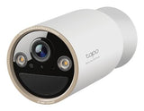 Tapo C460 4K 8MP Cámara Batería con Base magnética, visión Nocturna a Color Starlight, batería 10000mAh, conectividad WiFi Dual-Band 5G/2.4G, detección AI, IP66, Alarma rápida y antirrobo