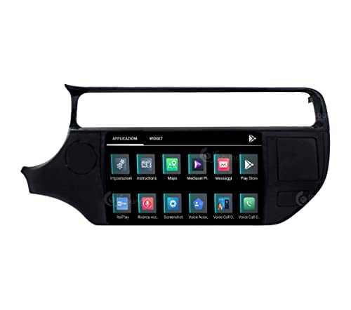 Radio de Coche para Kio Rio 2015-2017 universales Android GPS Bluetooth WiFi USB Dab+ Touchscreen 9" 4core Carplay AndroidAuto