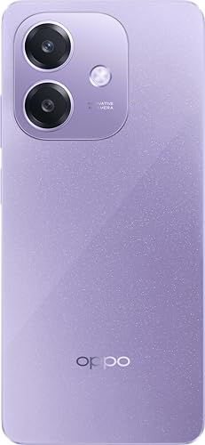 OPPO A40 - Smartphone Libre, 8GB(4GB+4GB) 128GB, Pantalla HD+ LCD 6.7", Cámara 50+2+8 MP, Android, Batería 5100mAh, Carga Rápida 45W - Morado