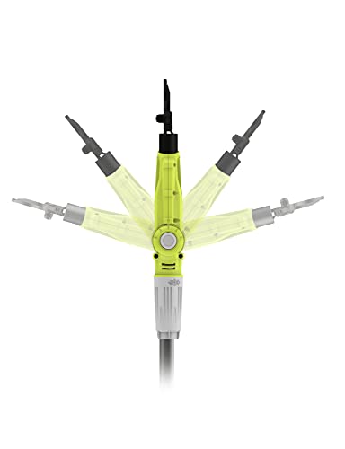 RYOBI - Podadora Telescópica 18V ONE + - Cuchillas Bypass - Capacidad de Corte 32 mm - Cabezal Articulado - Longitud 190 a 270 cm - Se Entrega con Arnés de Hombro (sin Batería ni Cargador) - RY18PLA-0