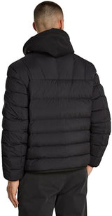 Tommy Jeans Cazadora Acolchada Hombre Packable Down Jacket con Cremallera, Negro (Black), M