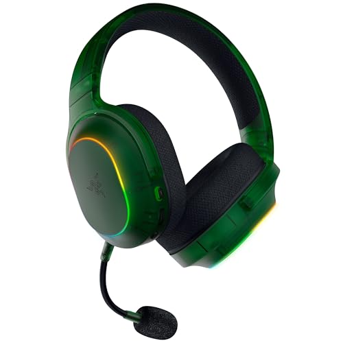 Razer Barracuda X Phantom Green Editon - Auriculares inalámbricos para Juegos multiplataforma (285 g, Controlador Triforce de 40 mm, HyperSpeed inalámbrico Dual y Bluetooth) Phantom Green