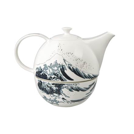 Tetera con Calentador Hokusai- La Gran Ola Artis Orbis