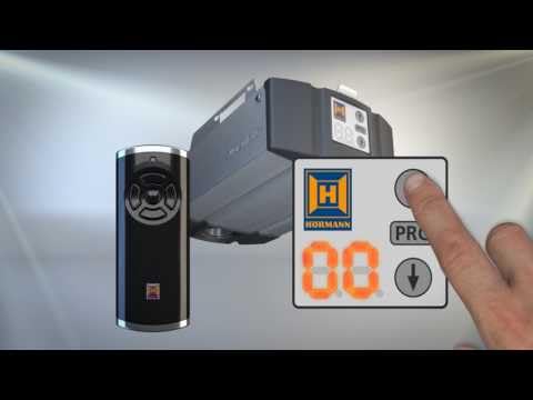 Hörmann Mando a distancia HSE4 868-BS Carcasa cromada negra SW-EU