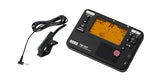Korg TM70 Metrónomo y Afinador Cromático Combinados con Micrófono de contacto - Negro