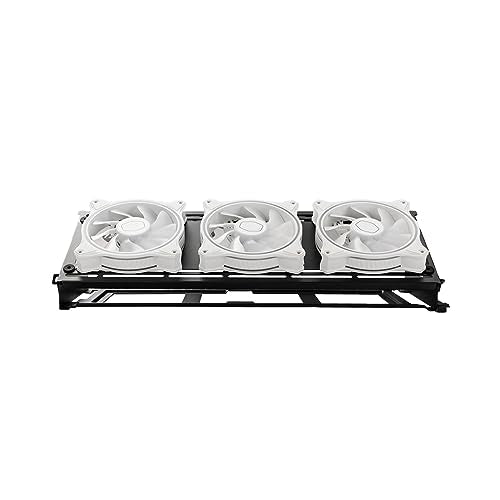 Cooler Master HAF 700 EVO Caja PC - Full Tower, Admite E-ATX, 5 Fans Preinstalados, Soportes de Radiador Giratorios, High-Airflow Cooling, Display LCD Real-Time, Aspas ARGB Edge-Lit