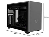 Cooler Master NR200P MAX SFF Small Form Factor Mini-ITX Case, Custom 280mm AIO, 850W SFX Gold PSU, Triple Ranura Vertical Mount GPU, PCIe Gen4 Riser, Tempered Glass or Vented Panel (NR200P-MCNN85-SL0)
