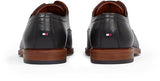 Tommy Hilfiger Calzado Derby Hombre Thunit Leather con Puntera Redonda, Negro (Black), 42