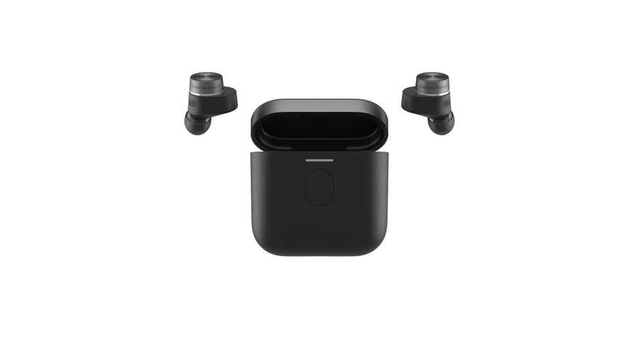 Bowers & Wilkins Pi7 S2 Auriculares inalámbricos True Wireless con Bluetooth, AptX, cancelación de Ruido Activa (ANC) y micrófonos Integrados, Negro Satinado