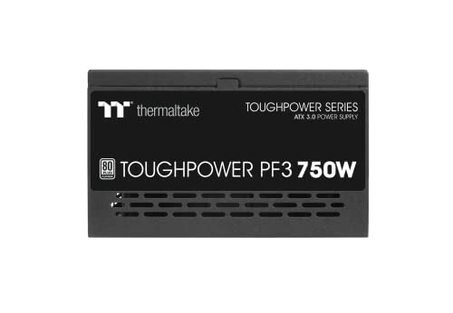 Thermaltake Toughpower PF3 0750W Gen 5 | ATX 3.0 | PCIe Gen 5 Ready | Smart Zero Fan | 80 Plus Platinum | Fully Modular