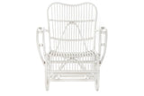 Mecesdora de Ratan Blanca 75x85x85 cm