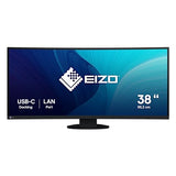 EIZO FlexScan EV3895 - Monitor Profesional - 38" IPS, 3840×1600, 1000:1, USB-C, HDMI x2, DisplayPort, 5 ms (Gris-Gris), 300 CD/m2, 111 ppi