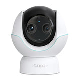 Tapo C840 - Cámara Inteligente de Lentes Dobles – Monitor para Bebé 2 K 4 MP + 1080p, Pan/Tilt, Visión Nocturna Invisible, Detección AI, Audio Bidireccional