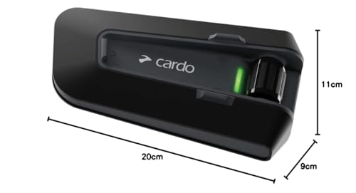 Cardo Packtalk Neo escafandra de Motocicleta Sistema de Intercomunicación de Comunicación, Doble Individual