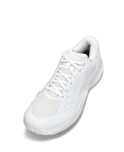 Wilson Rush Pro Ace, Tennis Shoe Hombre, White/White/Black, 45 1/3 EU