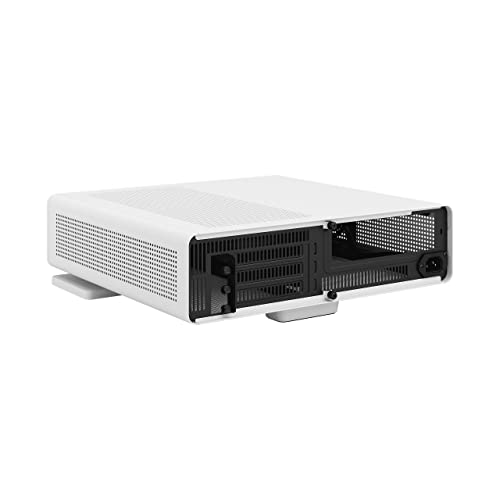 Fractal Design Ridge White - PCIe 4.0 Riser Card Included - 2X 140mm PWM Aspect Fans Included - Type C USB - m-ITX PC Gaming Case