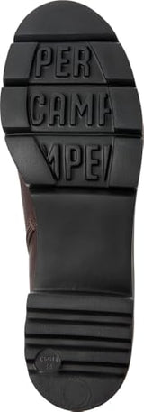 Camper Wanda K400228, Botines con Cremallera Mujer, Marrón Oscuro 009, 41 EU