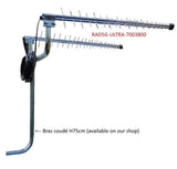 Antenas 4G LTE 5G + WiFi LOG MIMO 10,5dBi 700/800/900/1800/2100/2400/2600/3500 MHz LowcostMobile 2x10m SMA Cable Negro WL240 para Huawei B525, B715, B528, B593, E5186, B310, B315, Asus, TP Link, Dlink