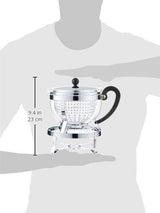 Bodum - K11143-16-1 - Chambord Set - Tetera con filtro de plástico 1.3 l con calentador y 2 vasos térmicos - 0,35 l