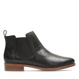 Clarks Taylor Shine, Botas Chelsea Mujer, Black Leather, 37.5 EU