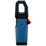 Bosch Professional Amperímetro de Gancho GMC 600-15 (Pinza amperimétrica True RMS, corriente alterna hasta 600 A, tensión hasta 600 V AC/DC, 2 x 1,5 V LR06 (AA), tiras métricas MS 90, bolsa)