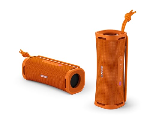 Sony ULT Field 1 Altavoz inalámbrico Bluetooth portátil con ULT Power Sound, Ultimate Deep Bass, IP67, Resistente a los Golpes, 12H de batería, Llamadas nítidas, Naranja