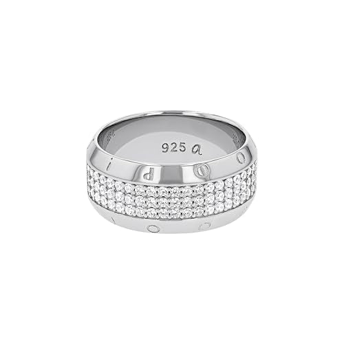 JOOP! 2039771 - Anillo de plata de ley 925 para mujer, con circonitas sintéticas, color blanco, viene en caja de regalo
