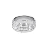 JOOP! Anillo de plata de ley 925 para mujer, con circonitas sintéticas, color blanco, viene en caja de regalo de joyería, 2039769