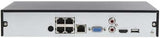 Dahua - NVR IP 4 Canales 4K H265 hasta 8MP 4 PoE - DAHUA - NVR4104HS-P-4KS2/L