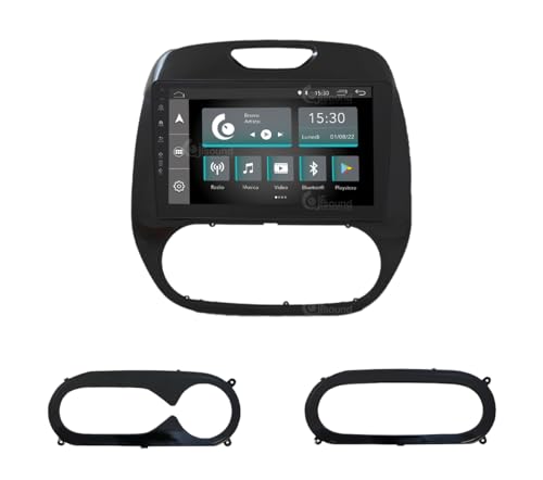 Radio de Coche para Renault Captur 2013-2016 (con medianav o USB Central) Android GPS Bluetooth WiFi USB Dab+ Touchscreen 9" 4core Carplay AndroidAuto