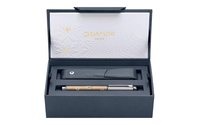 Caran d'Ache Pluma estilográfica VARIUS™ EDELWEISS - Edición limitada - M