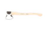 OCHSENKOPF Hacha deportiva, Empuñadura de madera de pacana, Funda para la hoja, Hoja de 190 mm, Longitud 800 mm, Con forma de pata de vaca, OX 440 H-2708