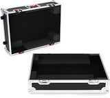Gator Cases G-TOUR ATA Style Road Case - Ajuste personalizado para mezclador Allen and Heath QU16 con ruedas incorporadas y asa de transporte retráctil; (G-TOURQU16)