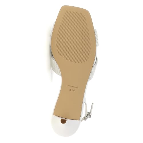 Michael Kors Alessia, Sandals Mujer, Optic White, 40 EU