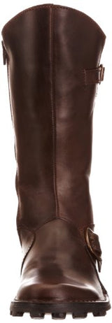 Fly London MES, Botas con hebilla, Mujer, Dk Brown, 38 EU