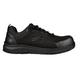 Skechers Ulmus SR Safety Toe, Zapatillas Hombre, Black/Charcoal, 46 EU