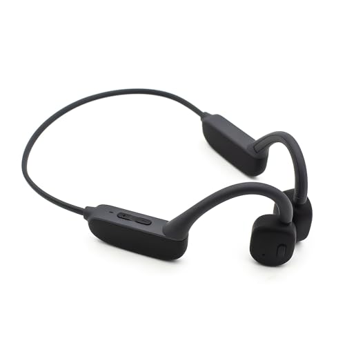 Imperial BluTC Active 2 - Auriculares con Sonido óseo (conducción ósea, Bluetooth 5.3, Memoria de 32 GB, 11 Horas de reproducción, Resistentes al Sudor), Color Negro