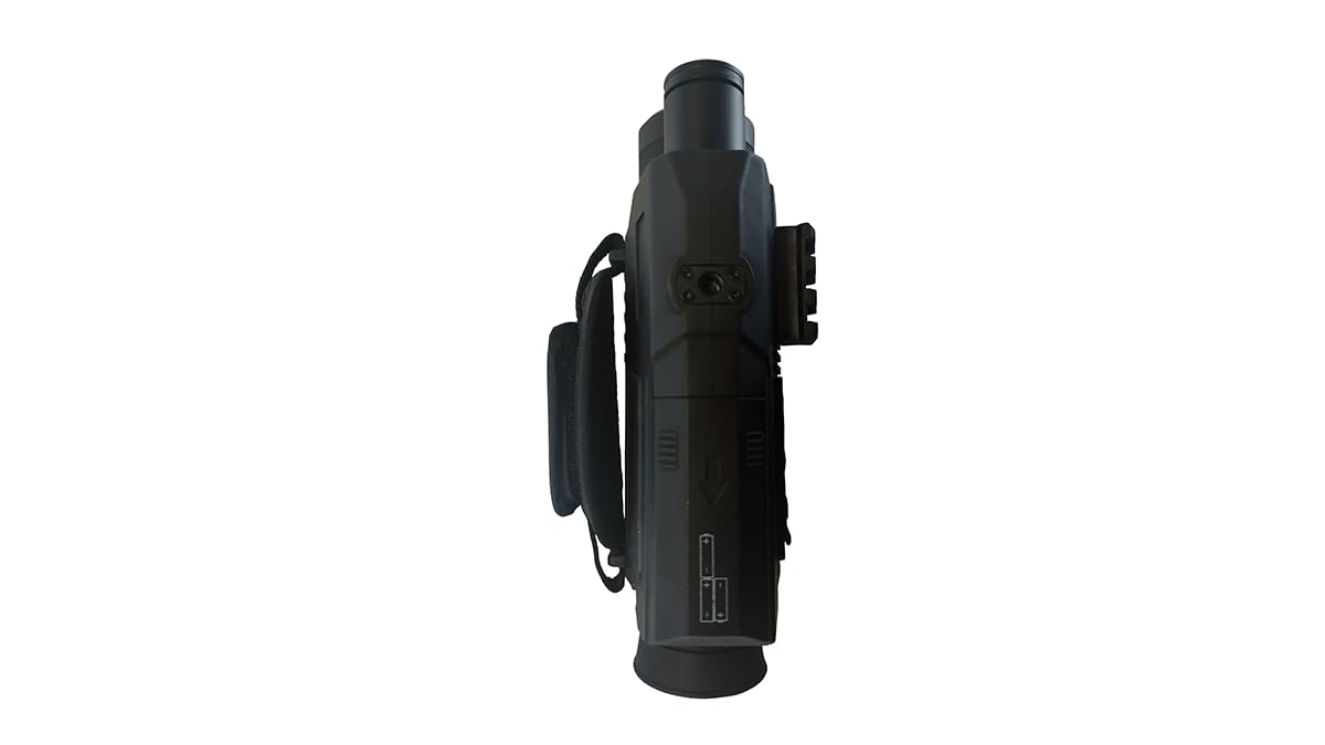 KONUS KONUSPY-18 - Monocular Nocturno Digital con Zoom Potente 6-36x, iluminador láser para visión en la Oscuridad, imágenes nítidas 640 x 480, Ideal para Caza y observaciones nocturnas