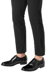 Geox U REZZONICO C, Oxford Hombre, Black, 41.5 EU